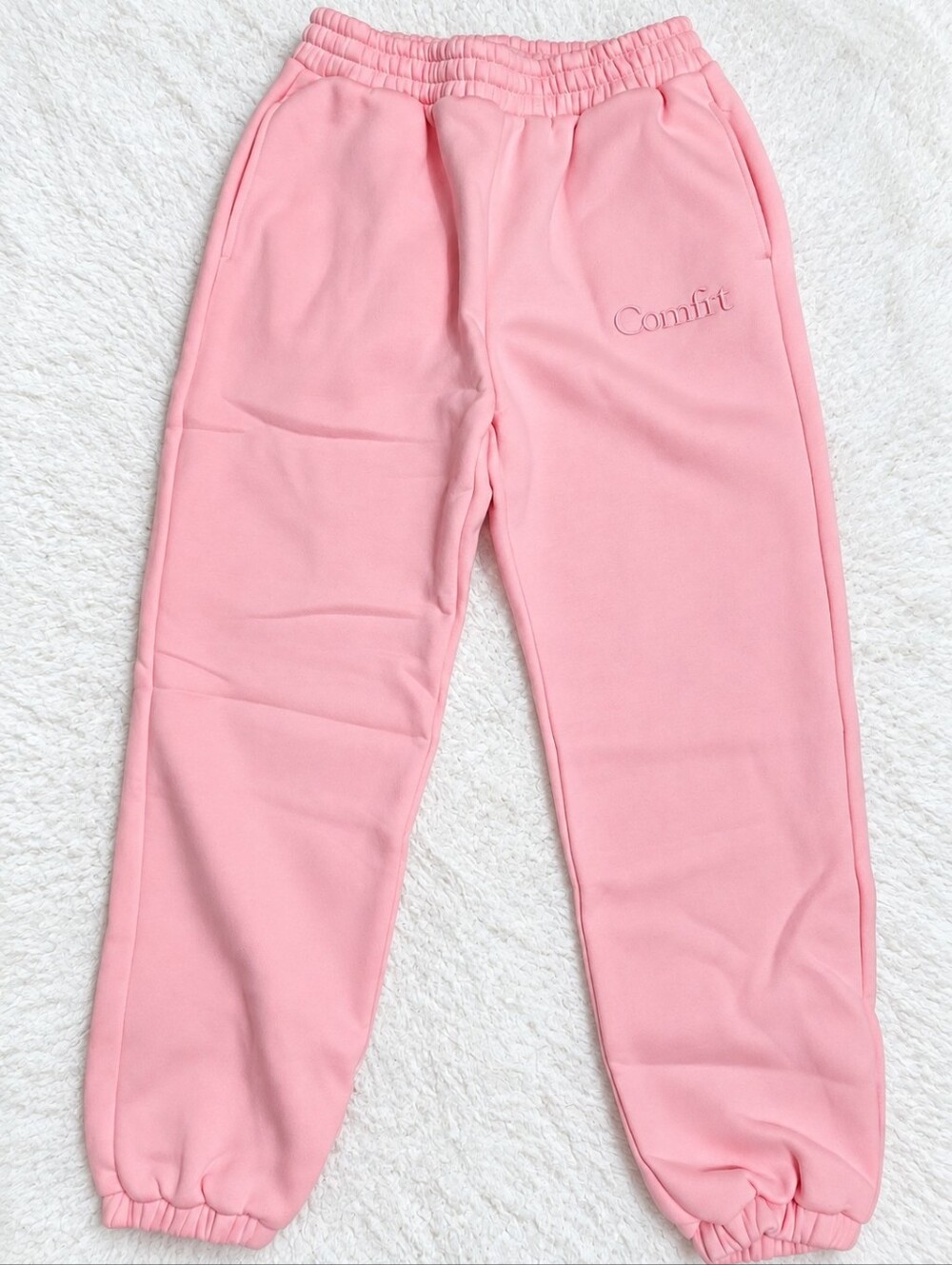 Comfrt Minimalist Sweatpants Petal Pink Size M New